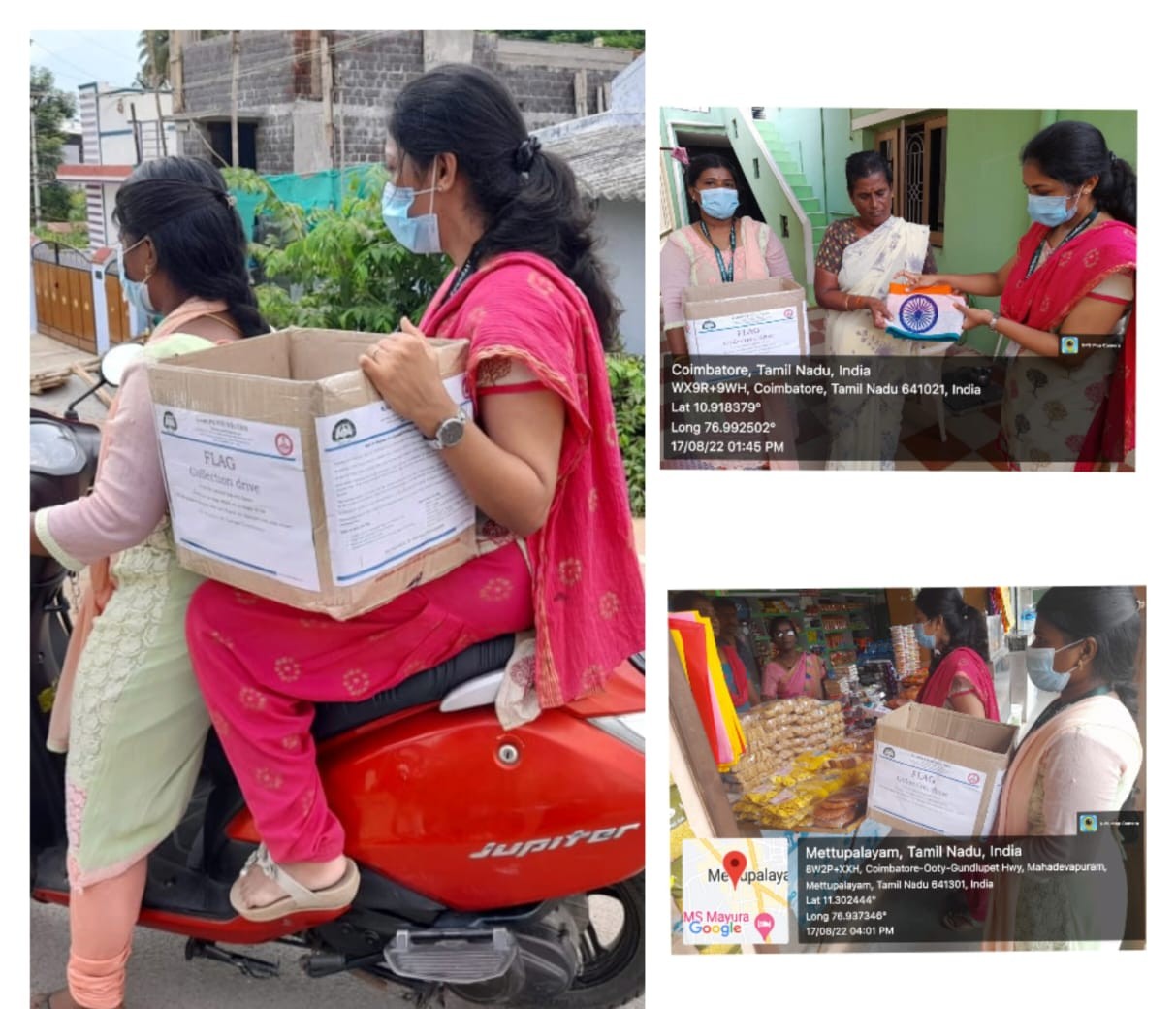 Flag Collection Drive on 17.08.2022